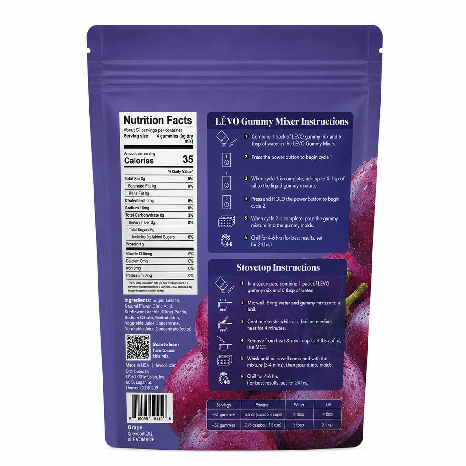 Gummy Mix - Grape (16.5 oz)