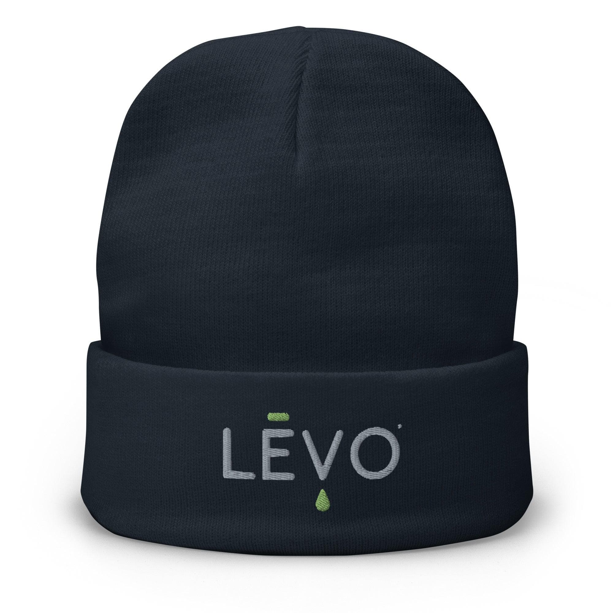 LĒVO Beanie with Embroidered Logo