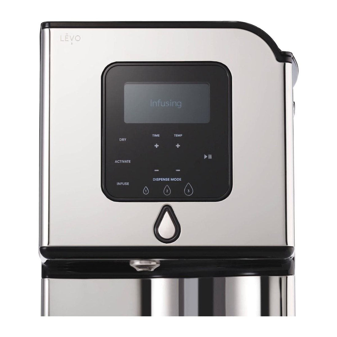 LĒVO Lux display showing the Infusing cycle
