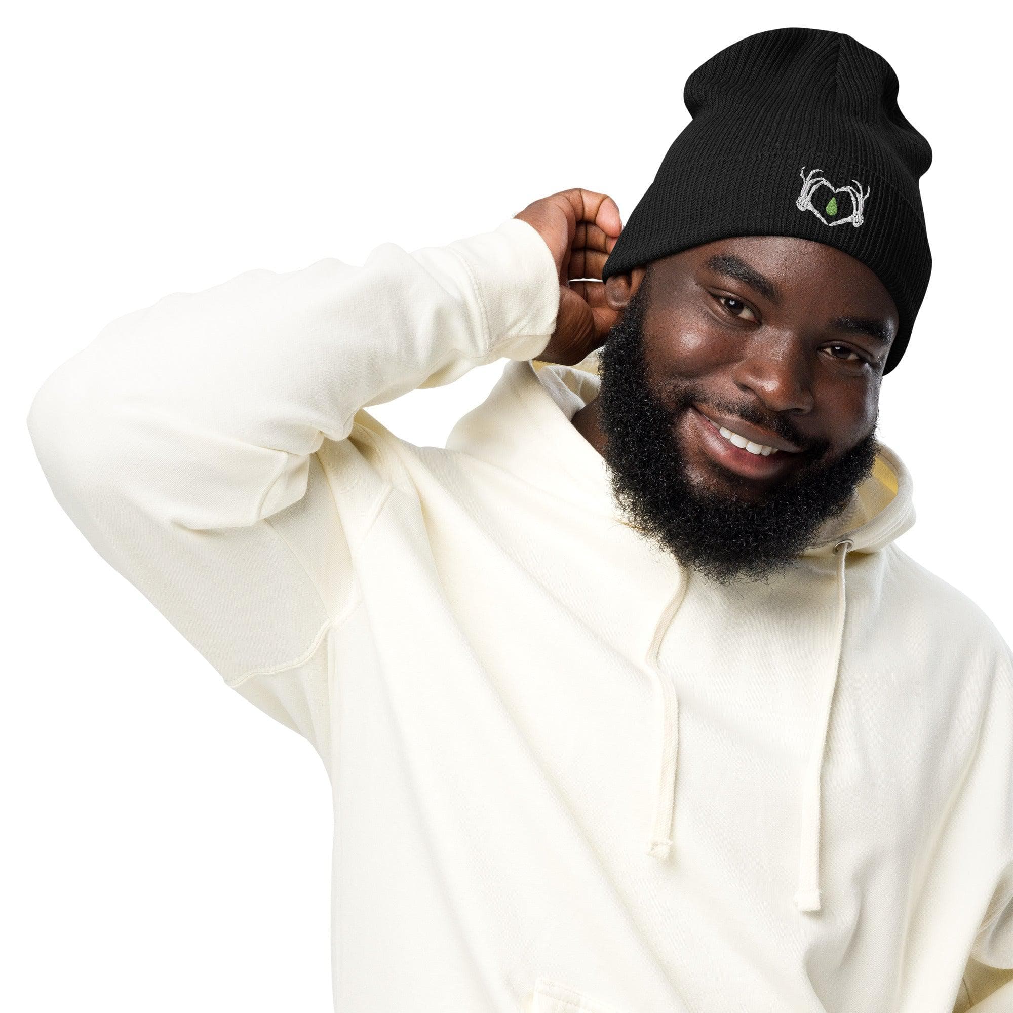 Skeleton Hands Ribbed Beanie - LEVO Oil Infusion, Inc.
