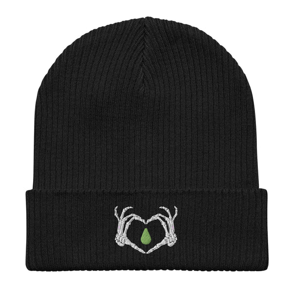 Skeleton Hands Ribbed Beanie - LEVO Oil Infusion, Inc.