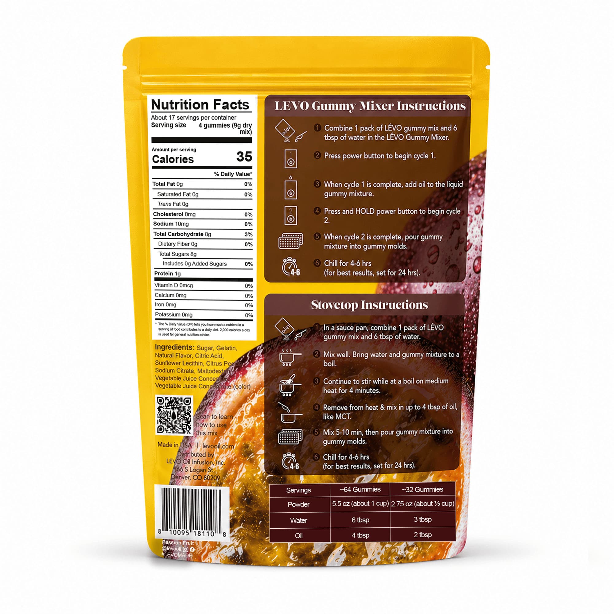 Gummy Mix - Passion Fruit (5.5 oz)