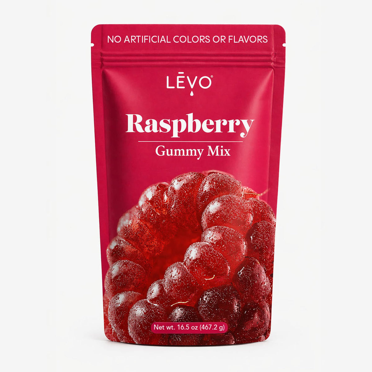 Bulk Raspberry Gummies Gummy Mix - Raspberry - Bulk Mix - LEVO Oil Infusion, Inc.