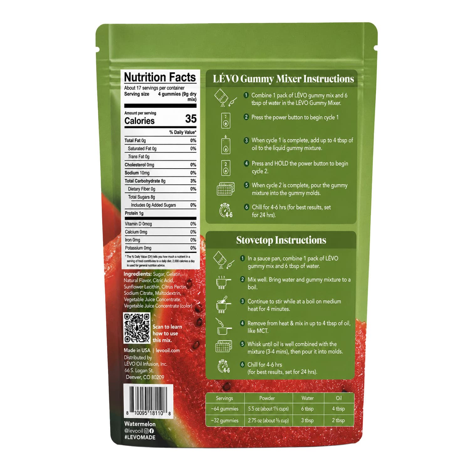 Gummy Mix - Watermelon (5.5 oz)