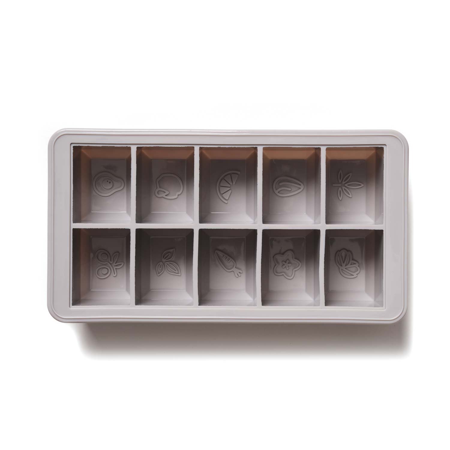 LEVO Herb Block Tray - Silicone Freezer Tray with Lid, homemade infusions -  NEW