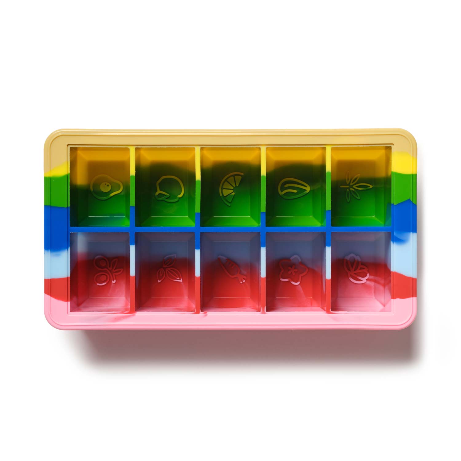 LEVO oil herb block tray rainbow colored without cap