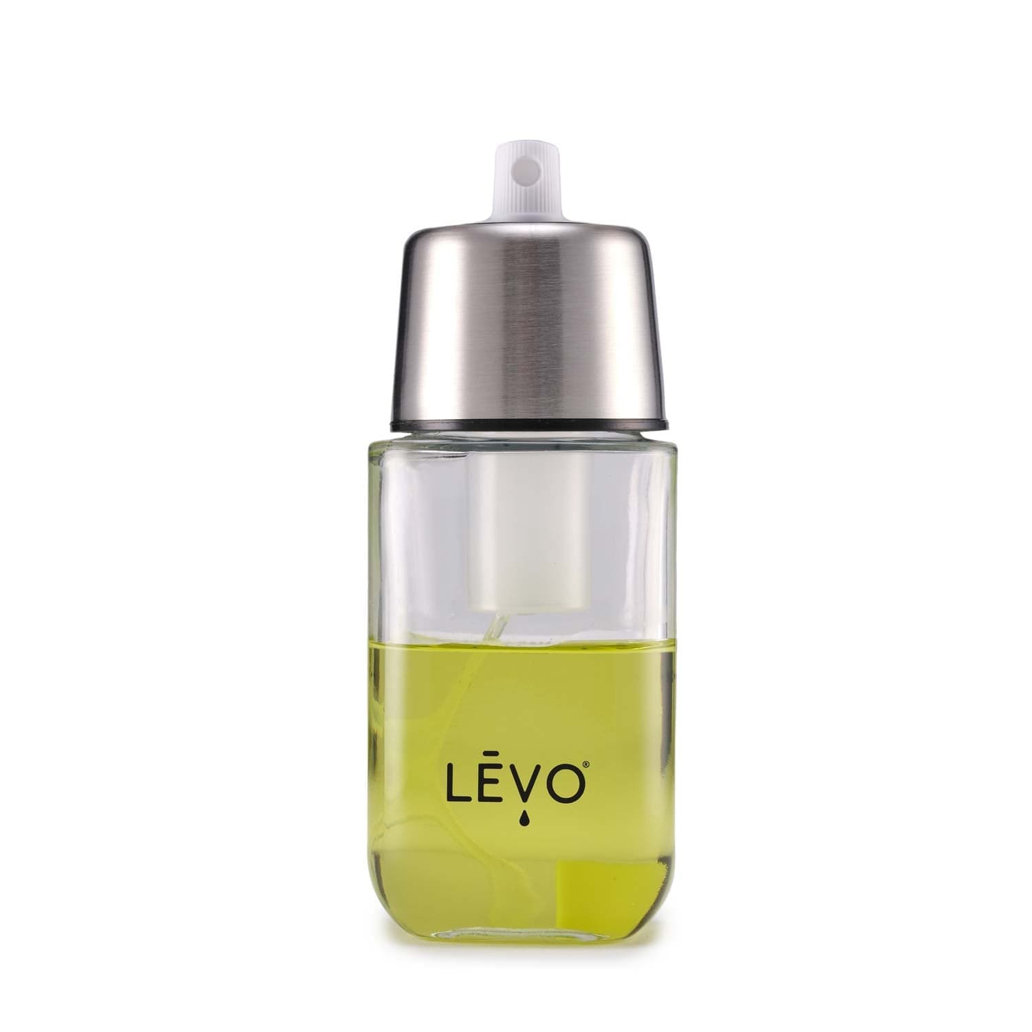 LEVO oil or butter fine mist sprayer, reusable and eco-friendly! LEVO - Fine Oil Mister Infusion Sprayer - Oil Sprayer for Cooking, Baking and Salad Making - Oil Spritzer for your LEVO Oil and Butter Herbal Infusions - 6 fl oz
