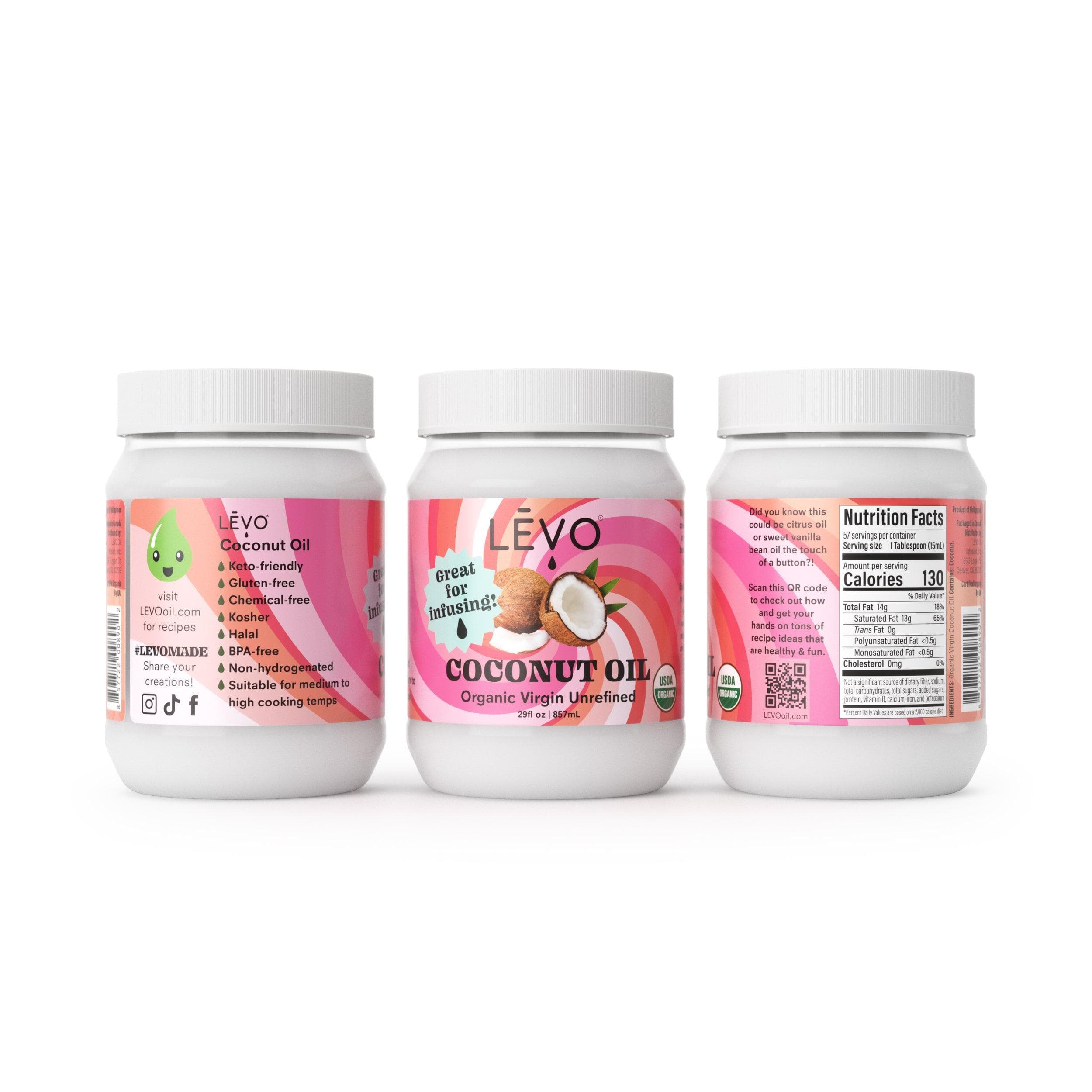 LEVO organic virgin coconut oil 29oz