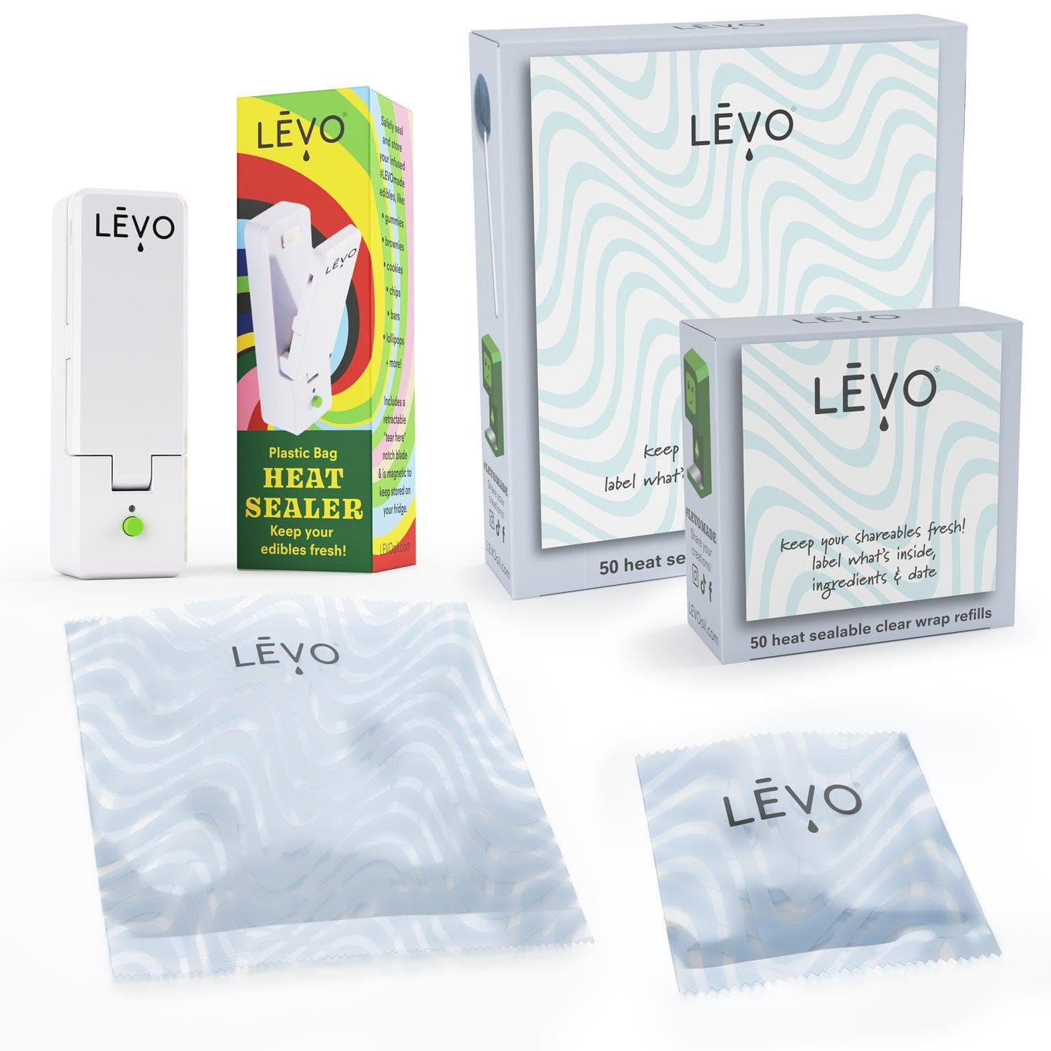LEVO heat sealer kit, because sharing is caring! Use the sharing is caring kit to share #levomade edibles with your friends.
