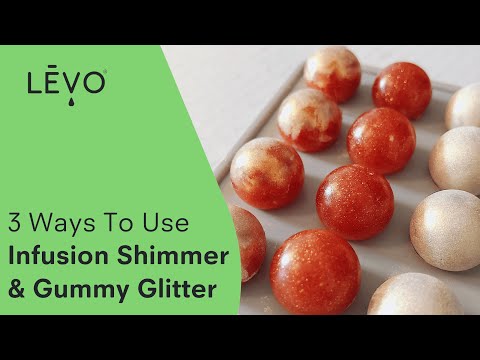 3 ways to use LEVO infusion shimmer and LEVO gummy glitter for your edible treats video