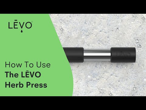 How to use the LEVO Herb Press